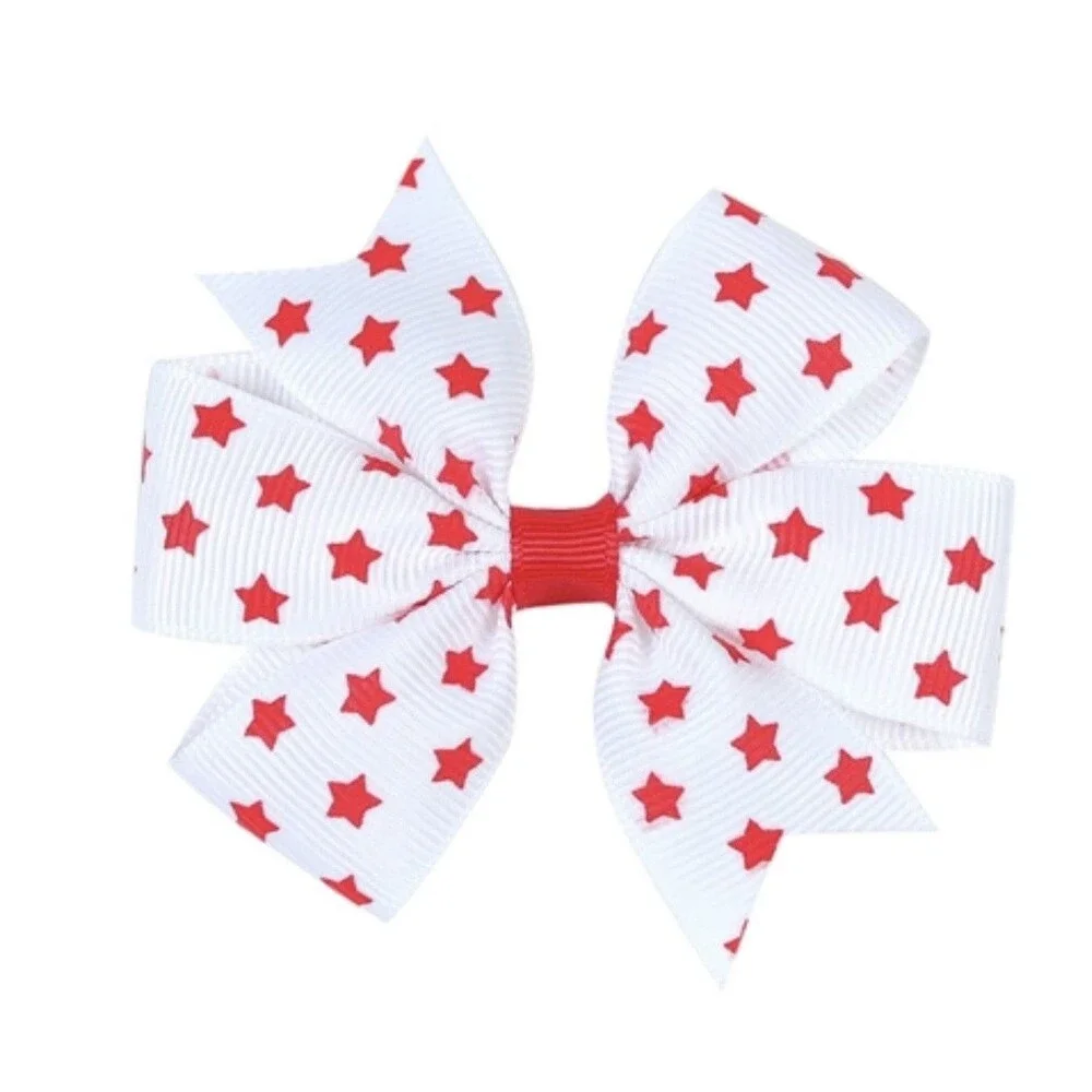 🇺🇸 America 250 Celebration USA Themed Hair Bow Set Patriotic 4th Of July NEW